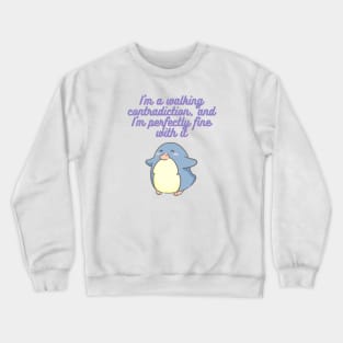 Walking Contradiction Infj Personality Crewneck Sweatshirt